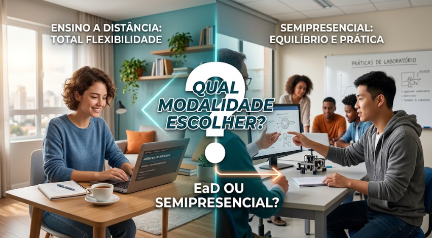 EaD ou semipresencial: qual modalidade escolher?